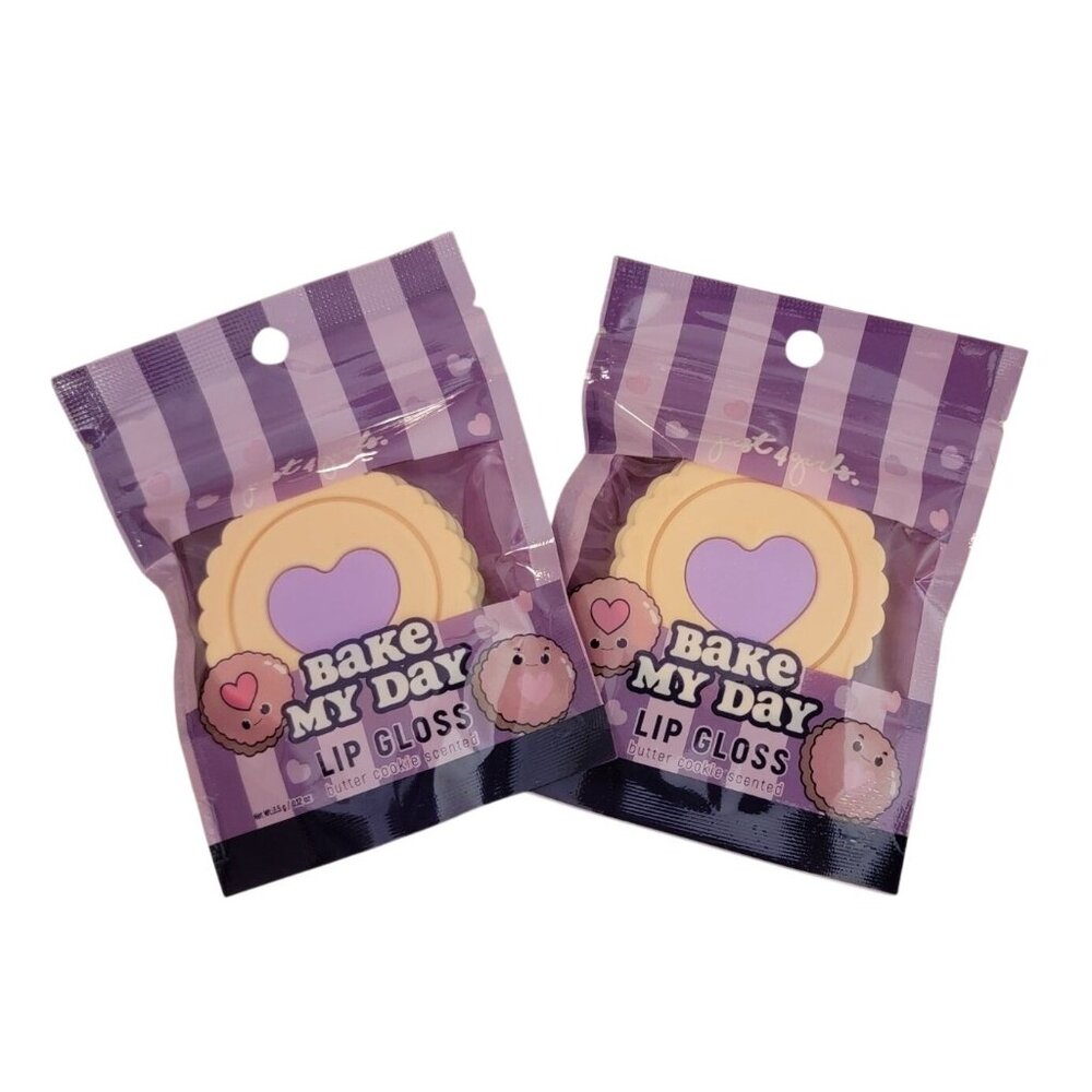 2 pack Bake My Day Lip Gloss Butter Cookie Scent